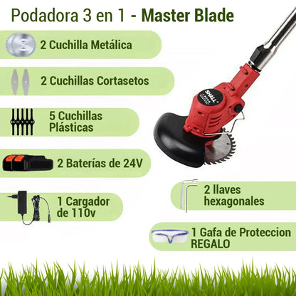 Guadañadora Podadora -  MasterBlade + Batería Extra